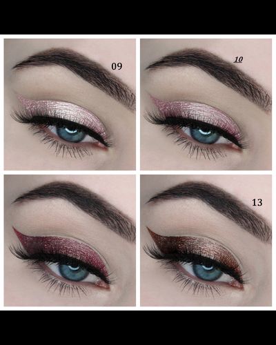 Сияющие жидкие тени для век Metal hype