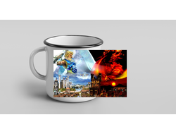 Кружка металлическая эмалированная Герои меча и магии, Heroes of Might and Magic №18