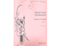 Dohnanyi, Ernö (Ernst von) Sonate op.21 für Violine und Klavier
