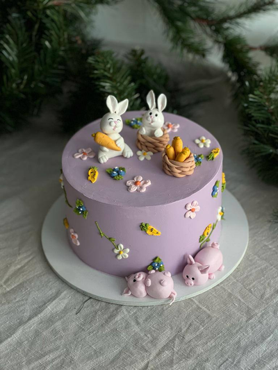 Торт с животными