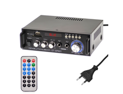 OT-SPA01 Усилитель звука (2х60Вт, USB, TF, FM, bluetooth)