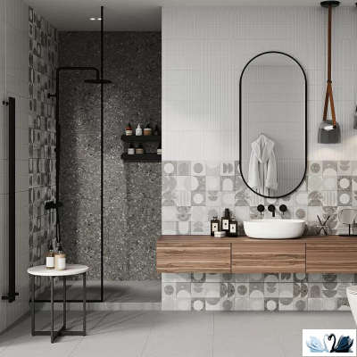 Плитка Gracia Ceramica Lane grey 01 25x60 настенная