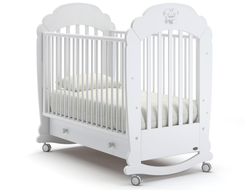 Детская кровать Nuovita Parte Dondolo, Bianco / Белый