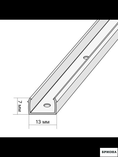 Монтажная планка для МДФ изделий
