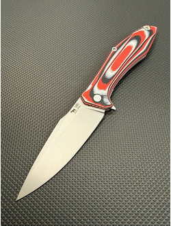 Складной нож Грач сталь AUS-10, рукоять G10, цвет швейцарка