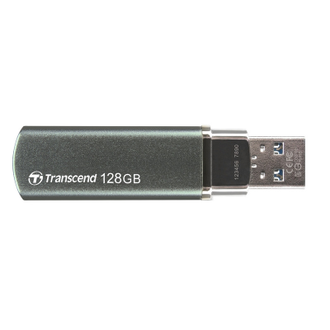 Флеш-память Transcend JetFlash 910, 128Gb, USB 3.1 G1, темно-зеленый, TS128GJF910