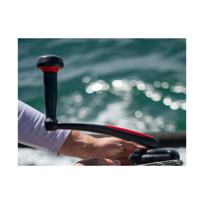 Ручка для лебедки с автоматическим механизмом QuickLock Ronstan RF4435 250мм из анодированного алюминия для судов до 25м черно-красная