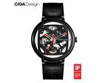 Механические часы Xiaomi CIGA Design Creative Leather Strap Automatiс Black