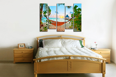 Модульная картина "Райское наслаждение"