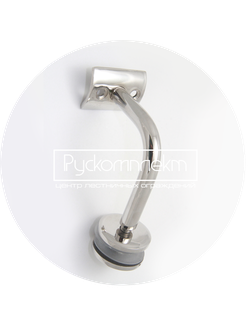 Крепление поручня к стеклу