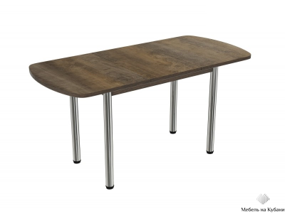 Стол кухонный раздвижной "Пластиковый", подстолье Прямое, разные цвета