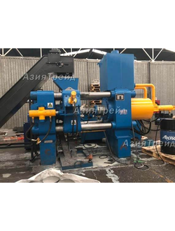 Горизонтальный пресс для брикетирования металлической стружки