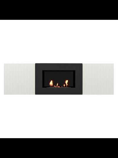 Тумба с биокамином Firelight BFP/P-1400L белая