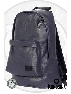 Kokosina Daypack Синий из натуральной кожи вид сбоку