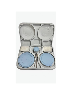 ТЕРМОПОДНОС ДЛЯ ТАБЛЕТ-ПИТАНИЯ ИЗ ПОЛИПРОПИЛЕНА, В КОМПЛЕКТЕ С ПОСУДОЙ