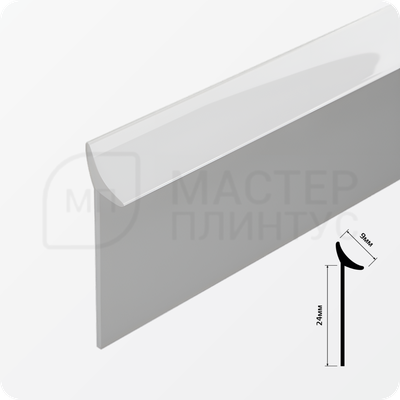 Универсальный уплотнительный профиль на столешницу AP632 Белый