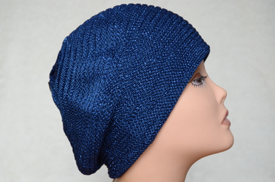 Итальянский вязаный берет весна - осень Визио фото