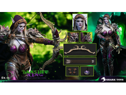 Сильвана Ветрокрылая (серия Warcraft, HearthStone) - Коллекционная фигурка 1/6 Banshee King (SK-006) - SHARK TOYS