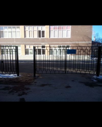 Раздвижные ворота из профильной трубы цинк полимер