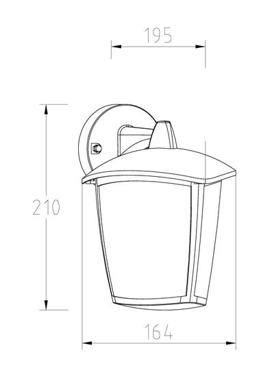 Cадово-парковый светильник серии  PYRAMID