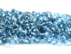tr-15-23 toho 15/0 23 Transparent Silver-Lined Aquamarine / Прозрачный аквамарин с серебряной линией
