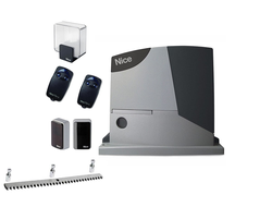 Комплект автоматики Nice RD400 KIT3 для откатных ворот, вес ворот до 400 кг, ширина проема до 6 м.