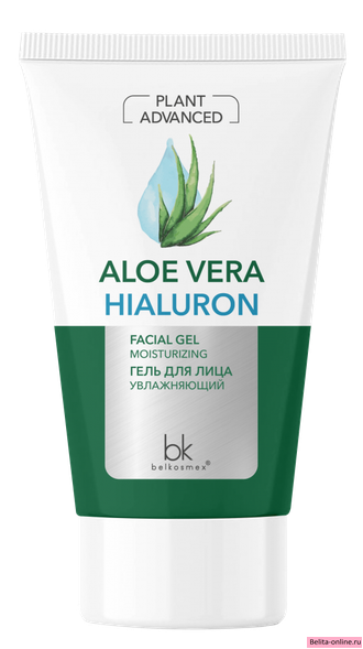 Belkosmex Plant Advanced Aloe Vera Гель для лица Увлажняющий, 125г