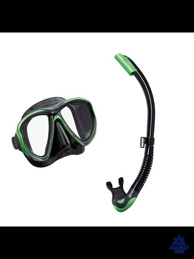 Маска для дайвинга с трубкой TUSA Powerview+PlatinaII, силикон, комплект 24-170