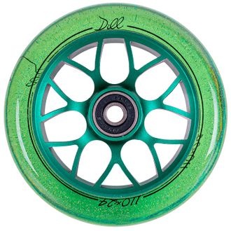 Купить колесо Tech Team Dill (Green) 110 для трюковых самокатов в Иркутске