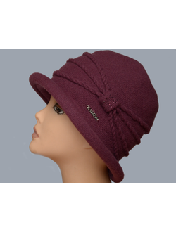 Шляпка вязаная Польша Камея Венеция зимняя фото