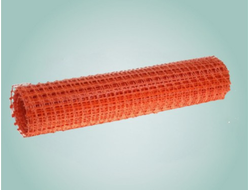 Сетка аварийного ограждения рулон 1,0х50 м., ячейка 35х50 мм., (люкс)