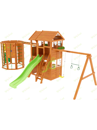 Детская площадка IgraGrad Клубный домик 2 с WorkOut Luxe