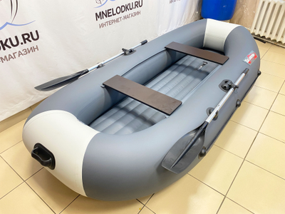 Надувная лодка Таймень LX-290 НД графит светло-серый магазин Мне лодку