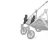 Нижний адаптер для люльки UPPAbaby Vista (конфигурация для двойни и погодок)