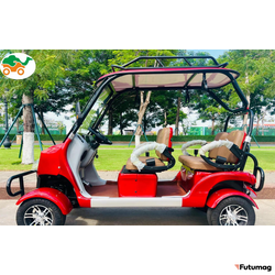 Гольфкар GreenCamel Сонора A40 New (4 seats 2500W 225/40-10' литые) красный