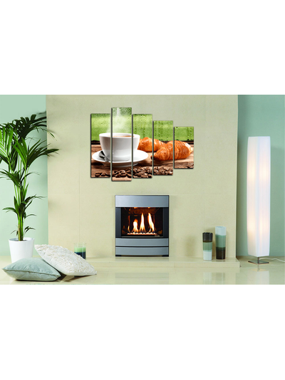 Модульная картина "Горячий сладкий кофе"