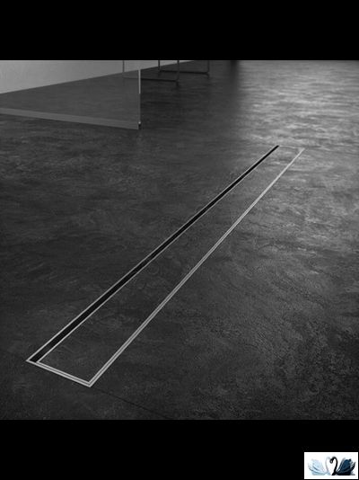 Душевой лоток Alcadrain APZ13-DOUBLE9-750 Fit and Go в комплекте с решеткой