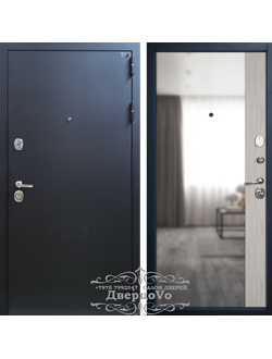 ВФД (VFD) ВЛАДИМИРСКАЯ ФАБРИКА ДВЕРЕЙ/ EXPERT PRO 3K. MAXI Mirror/ БУКЛЕ ЧЕРНЫЙ - ЗЕРКАЛО STONE/ ТРИ КОНТУРА/ МИНЕРАЛЬНАЯ ПЛИТА