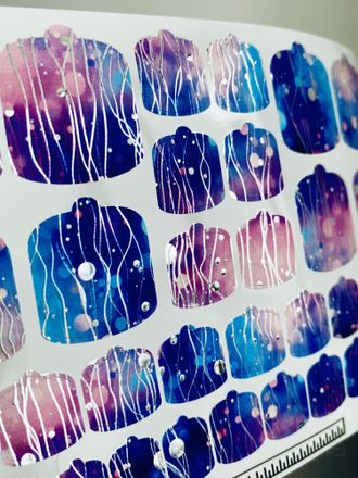 Пленки для педикюра с фольгой VIP-006