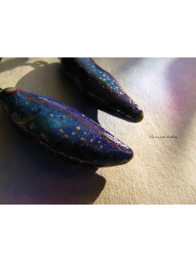 Серьги в арабском стиле "Тысячная сказка Шахерезады"