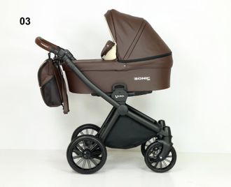 Коляска 3в1 Verdi Sonic Soft 03 Brown