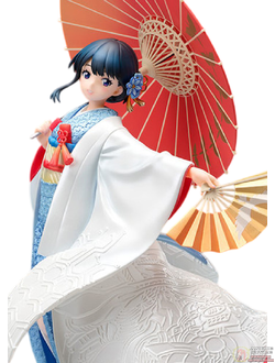 Фигурка 1/7 Рикка Такарада (Rikka Takarada Shiromuku)