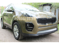 Защита радиатора KIA Sportage IV 2016-2018 chrome середина