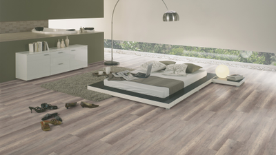 Ламинат Wineo Дуб Уэльский темный LA009N в интерьере