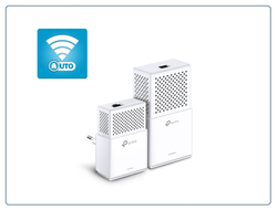 TP-LINK, HomePlug AV2 Сетевой адаптер PowerLine 1200 Мбит/с Ethernet + WiFi точка доступа (комплект 2 шт.)