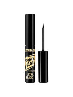 Подводка для глаз LUX visage SUPER STAY ультра черная