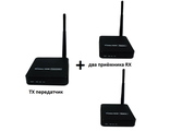 OENY 12-258-2 беспроводной HDMI удлинитель один передатчик и два приёмника  для Full HD 1080p (до 70 м.)