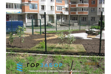 Секционное 3Д ограждение для детского сада