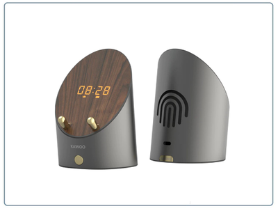 KAWOO индукционный динамик - держатель телефона, Табло времени, будильник, Bluetooth динамик