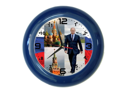 Настенные часы 30см Синие